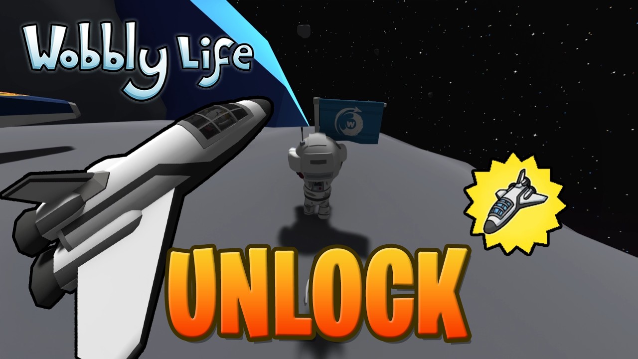 UNLOCK the SHUTTLE SPACESHIP with the SPACE EXPLORER SET in Wobbly Life