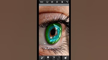 1-Minute Photoshop - How to Create Multi-Color Eyes! #shorts #youtubeshorts #ytshorts #edit