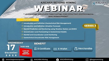 Webinar Series 3: Leveraging Weather Forecasting for Effective Geotechnical Risk Management