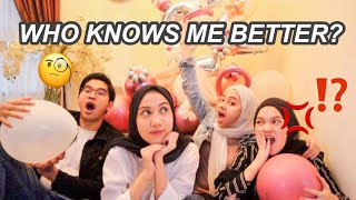 LEBIH TAU SIAPA??? | Momen paling memalukan?! #WhoKnowsMeBetterChallenge