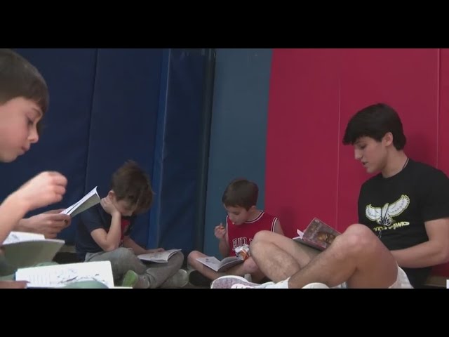 New Program Combines Basketball And Reading We Tire Him Out And Then Let Him Read