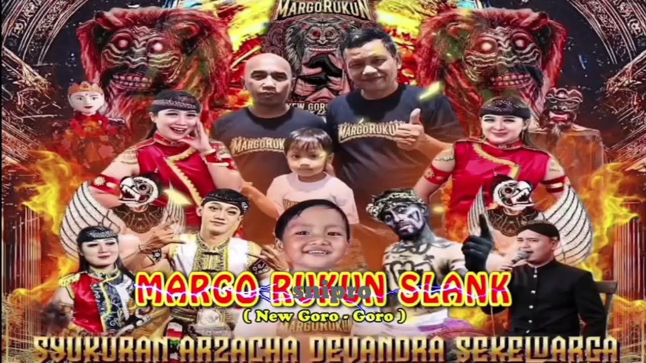 Tari jaran kepang terbaru bersama margorukun slank new goro goro sippp tenan