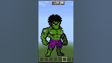 Hulk statue #minecraft