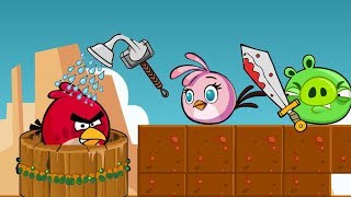 Angry Birds Take A Shower Red And Stella Take Shower From Bad Piggies