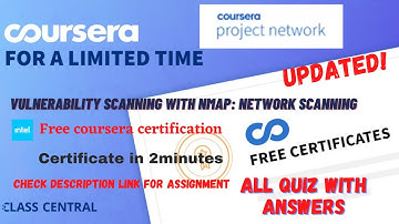 Vulnerability Scanning with Nmap: Network Scanning,All Quiz Answers.#coursera#learning#learn#quizzes