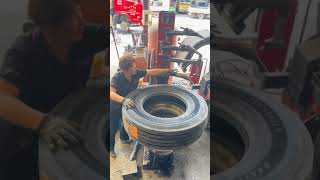 Truck Puncture Tire Replacement & Wheel Balancing!