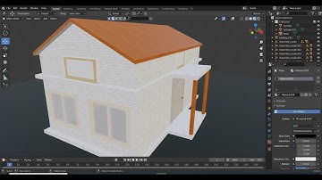"Wooden House in Blender 3D: A Step-by-Step House Building Tutorial"