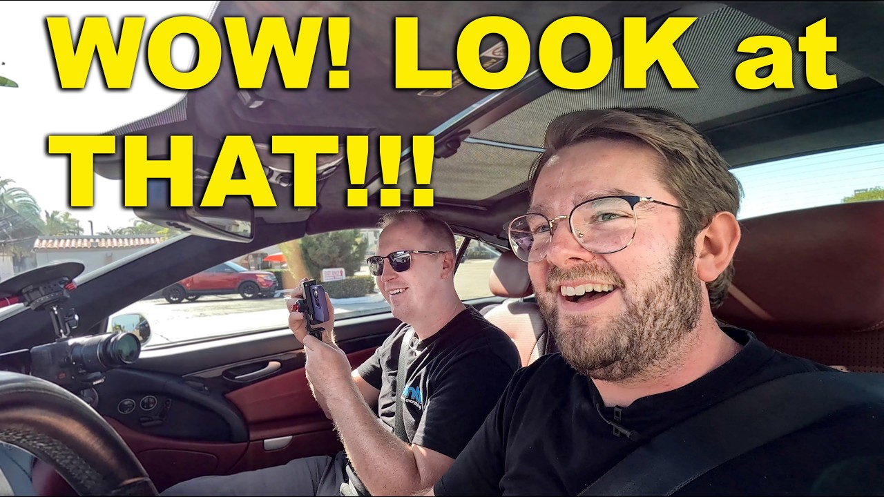 Car Spotting in a V12 BiTurbo Mercedes | La Jolla Edition