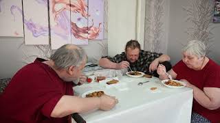 Мукбанг на день Зимнее рагу с лисичками и курицей по деревенски РОДИТЕЛИ РАДЫ БЛЮДУ вкуснятина БЛОГ