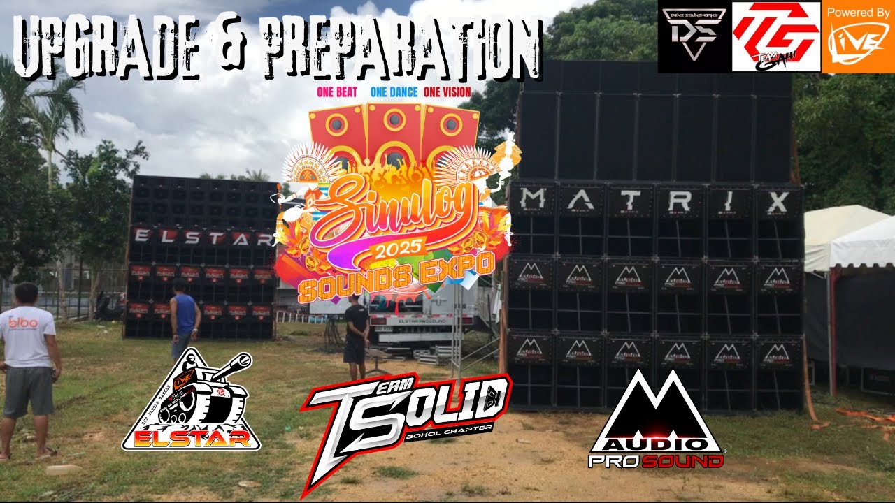 UPGRADE at PREPARATION ni ELSTAR DISCO MOBILE at M-AUDIO PRO SOUND para sa Sinulog 2025 Sounds Expo