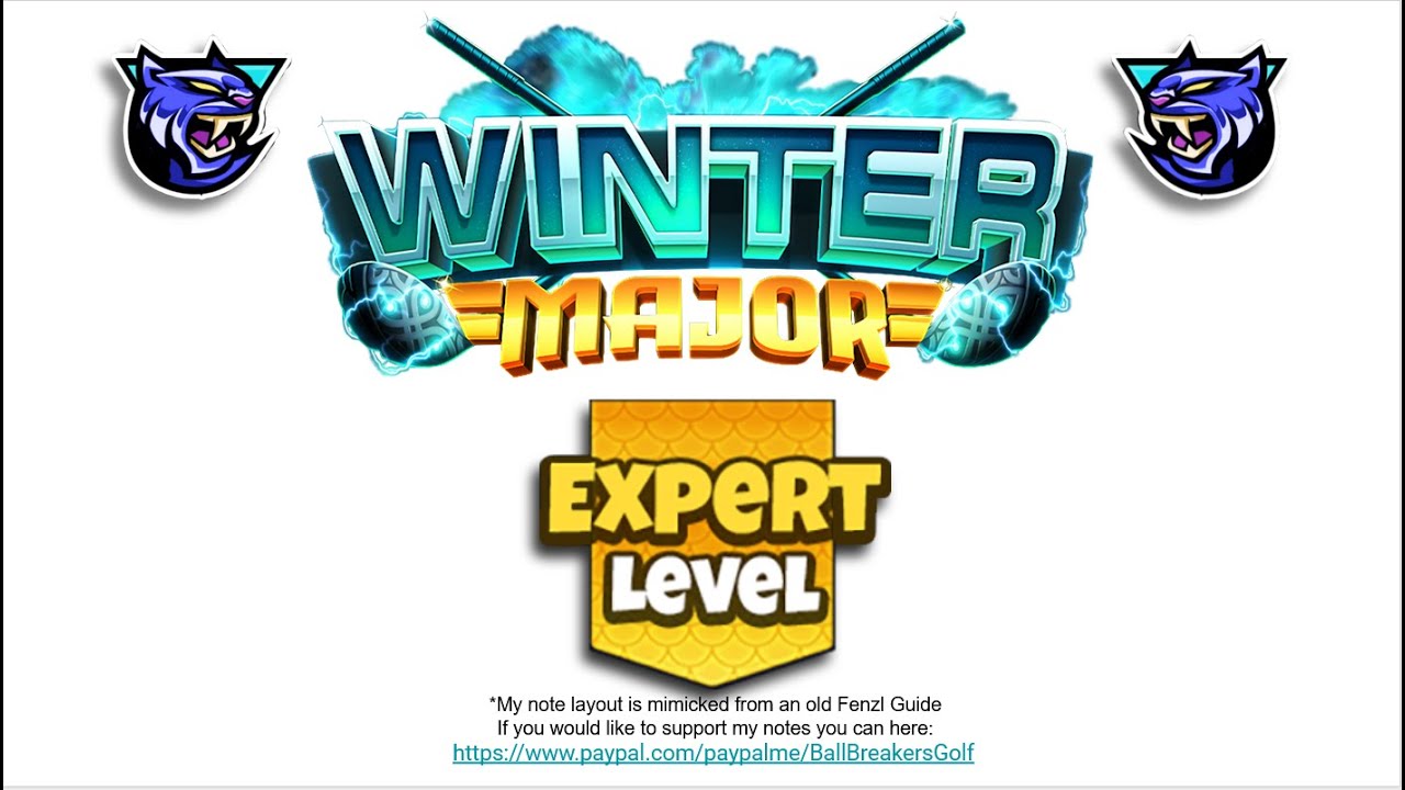 H1E Golf Clash Winter Major 2022 Hole 1 Expert QR 3 eagles almost a HIO