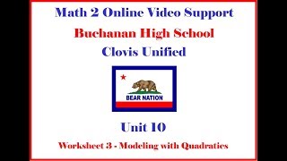 Math 2 Unit 10 WS 3 Homework Help Morgan Content