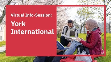 Get to know York International! ✈️ (Virtual Information Session)