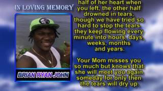 Brian Ryan John memorial 1