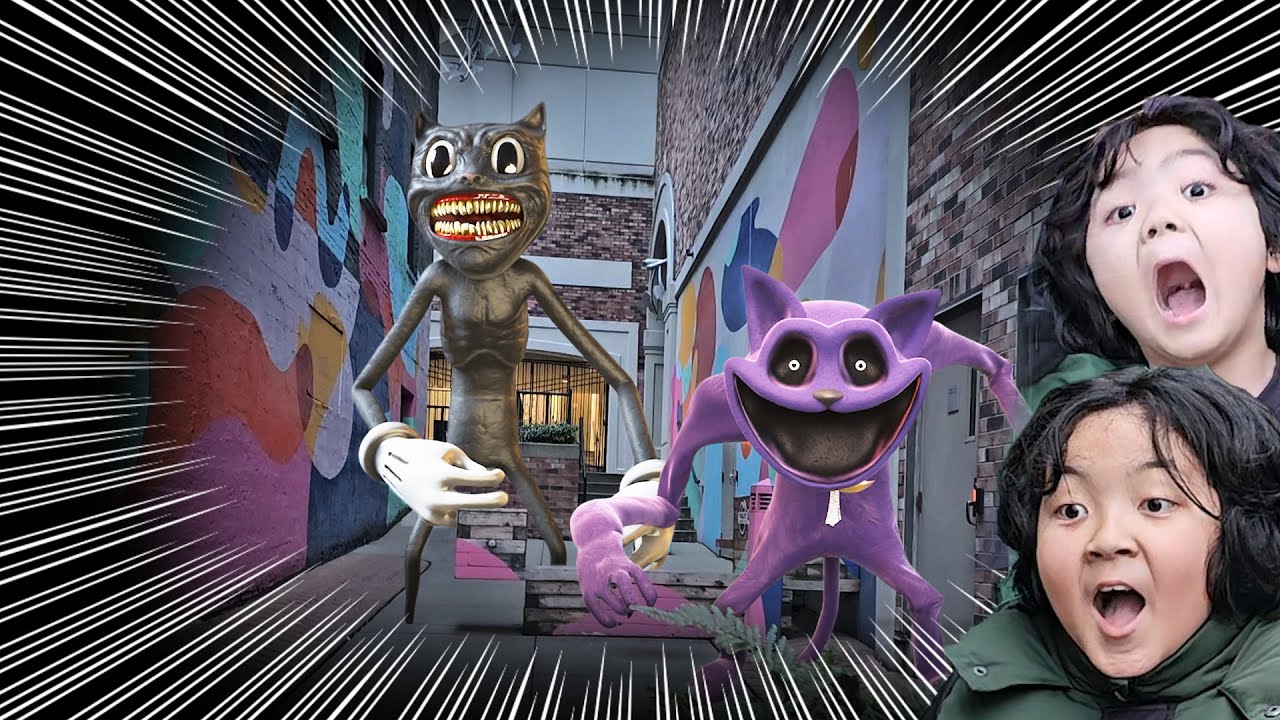 カートゥーンキャットがあらわれた!!キャットナップ助けて！