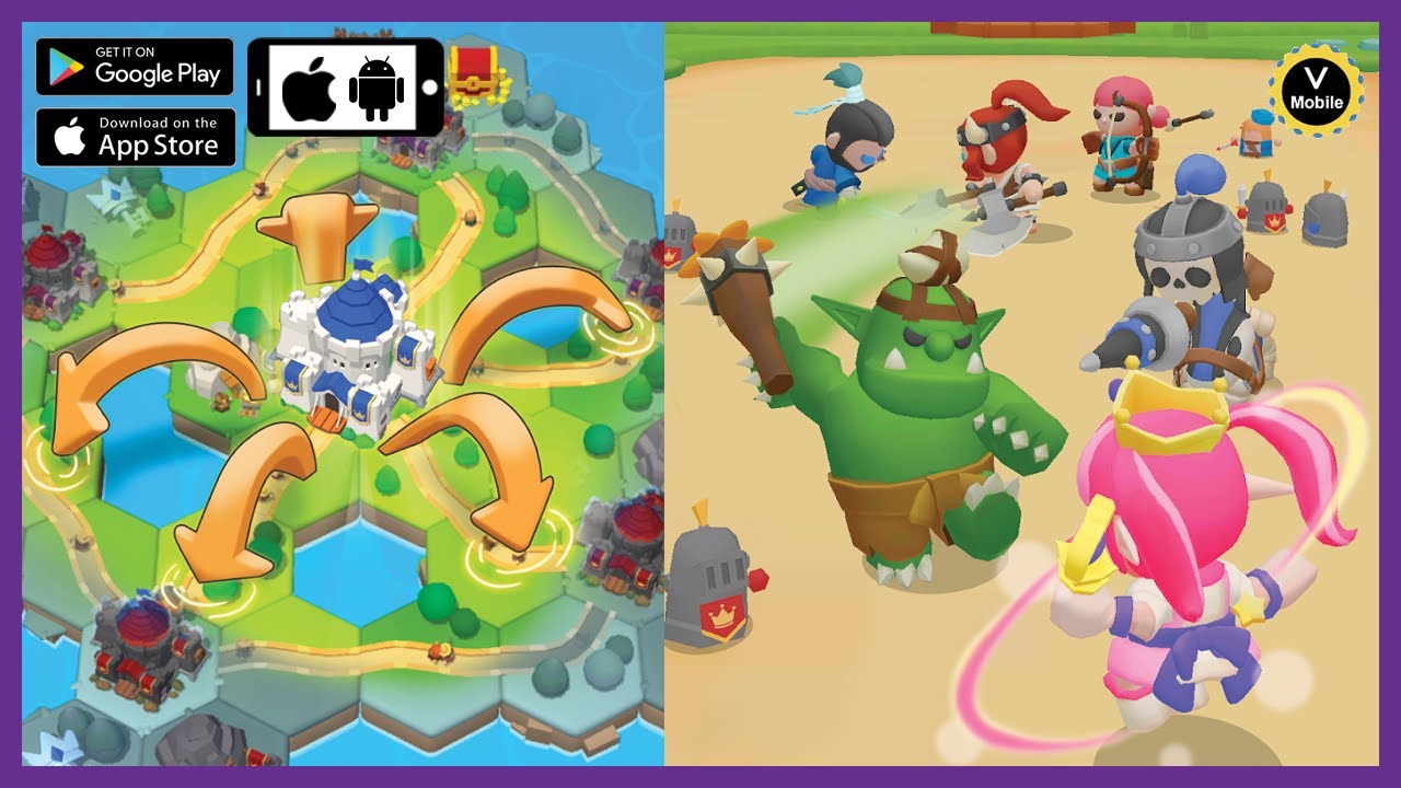 Геймплей Crown Rumble Idle Kingdoms (Android, iOS)