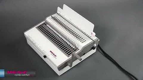 RENZ Binding Machine - Combi Comfortplus Electric Comb Machine | DBC Group Ireland