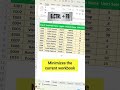 Top 10 Excel Shortcuts #shorts #short #shortsfeed #shortsvideo #shortvideo #youtubeshorts #youtube