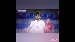 Mahir Emreli Gol.  Azerbaycan BELARUS.Futbol.