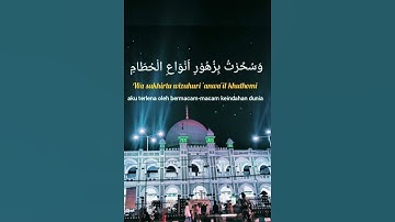 Qod Anshoha ( Fakuntu Mustaghilan ) #sholawat #shorts