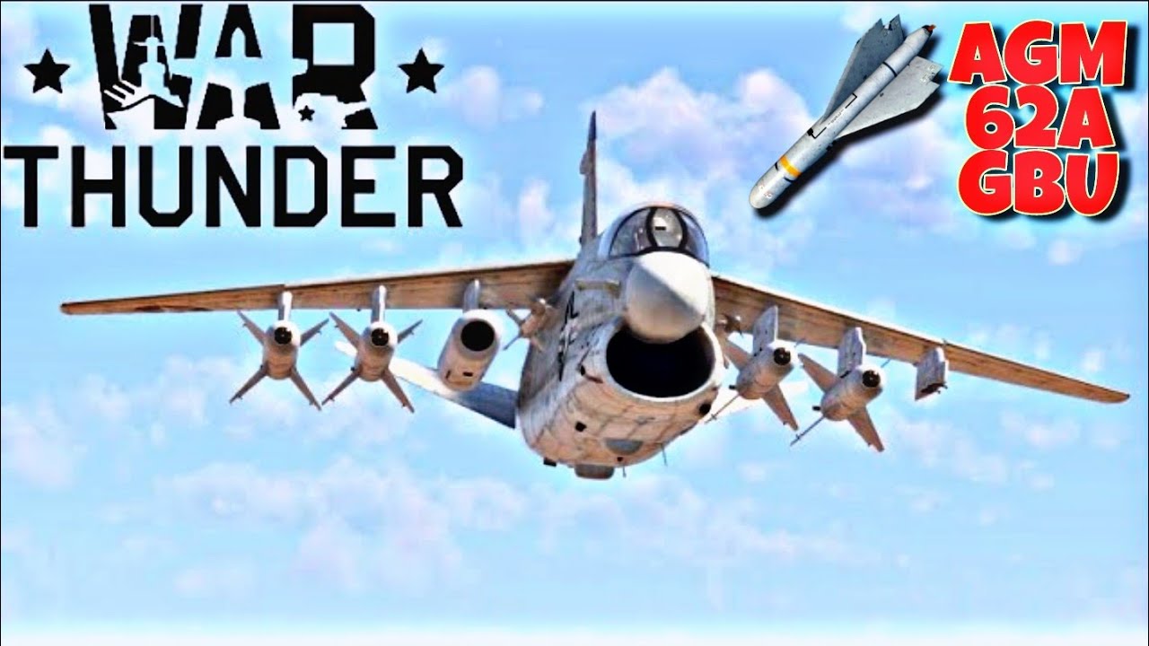 | A-7E Corsair TV Guided Bombs in War Thunder | HSTVL - A7E | #