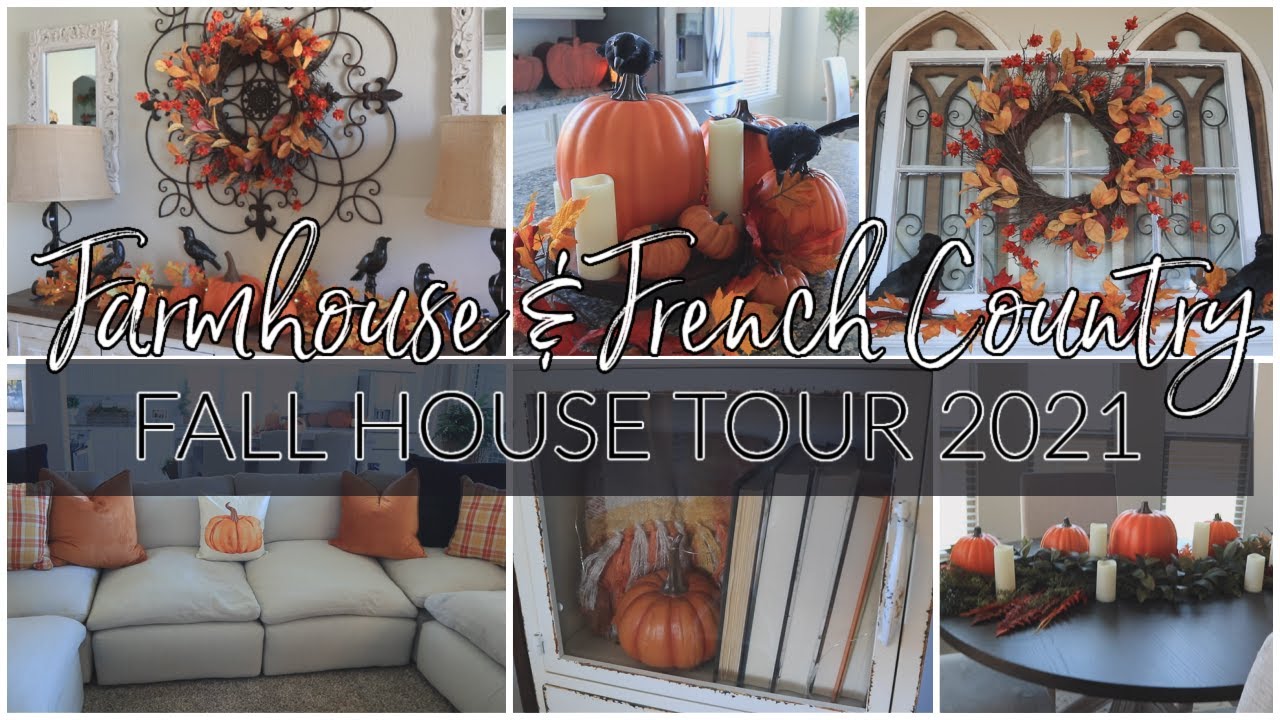 2021 FALL HOUSE TOUR | FALL DECORATING IDEAS FOR LIVING ROOM, MEDIA ...