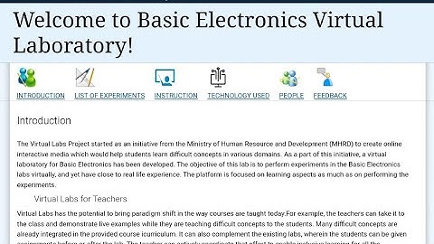 VIRTUAL LAB Experiments || For B.Tech || V-I CHARACTERISTICS Of Diode || FREE REGISTRATION ||