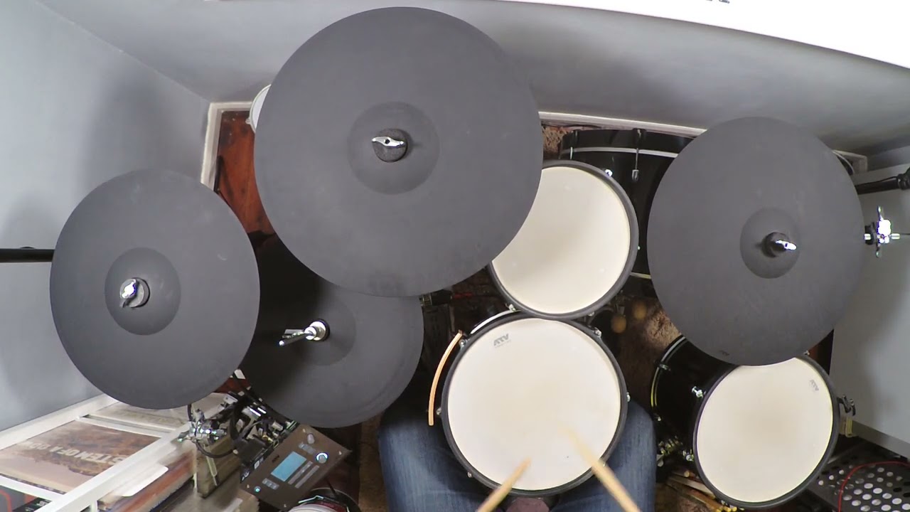 ATV aDrums Artist 'Hi-Fi' kit Solo. Steve Wilson drummer