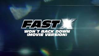 Fast X - Won´t Back Down (Movie Version) [CREDITS SONG] Resimi