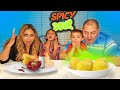 SPICY FOOD VS  SOUR FOOD CHALLENGE!!