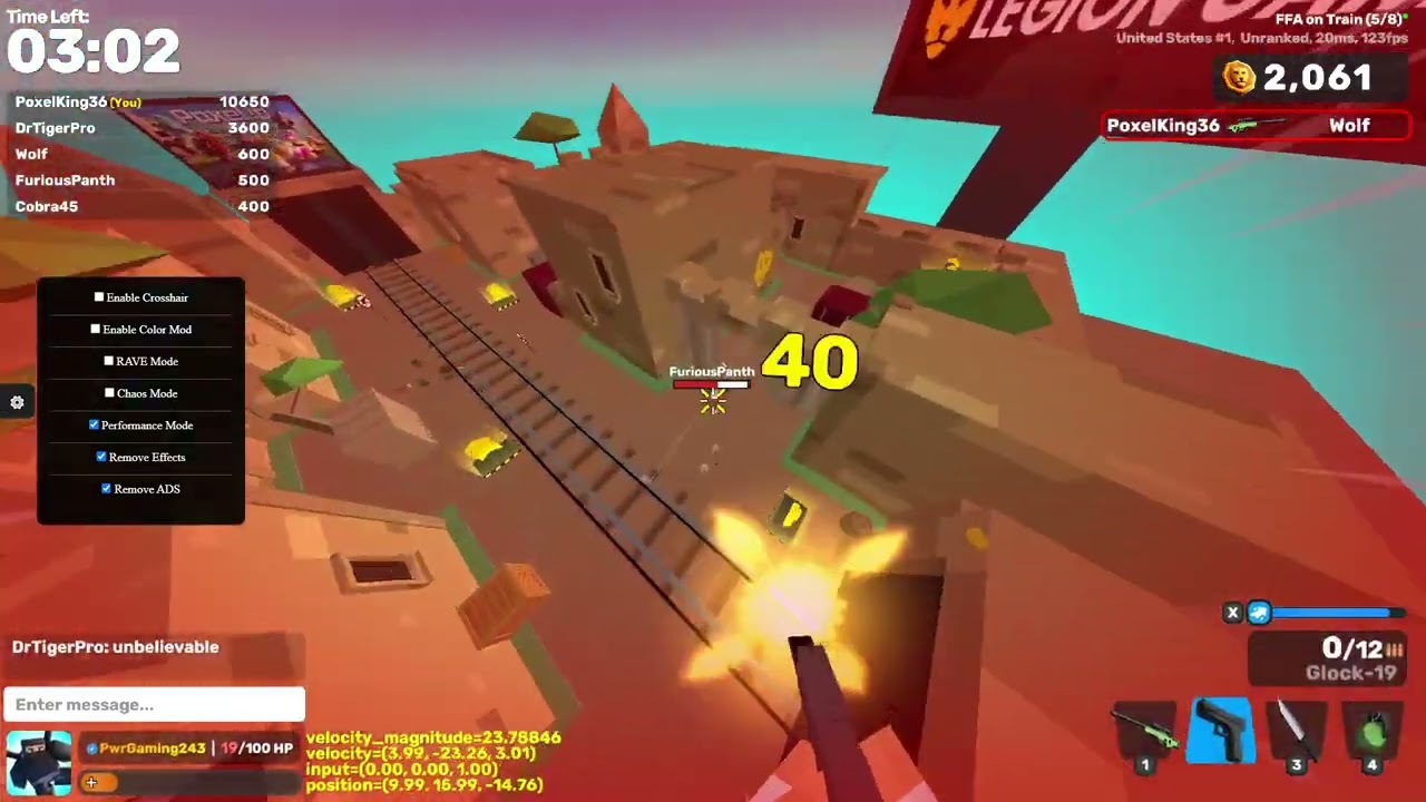 119 Kill Game Poxel.io