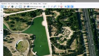 Inserción de imagen de Google Earth en AutoCAD, Bing, Nokia, Yahoo Maps sin Global Mapper