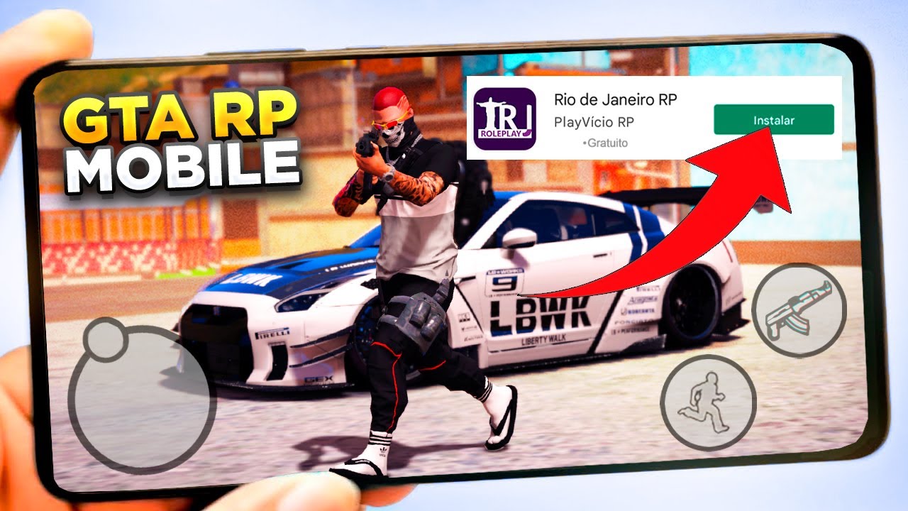 JOGUE AGORA! GTA RP para android! DOWNLOAD NA BIO! #gtaroleplay #fy #g