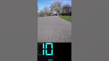 Hoverboard speed test.