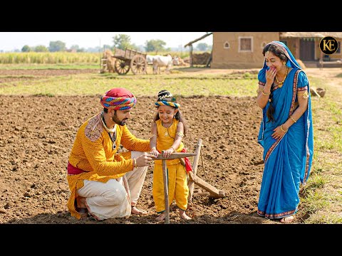 गोकुल के खेतों में बाल कान्हा का मासूम खेल || यशोमती मईया के नंदलाला || Shree Krishan leela ||