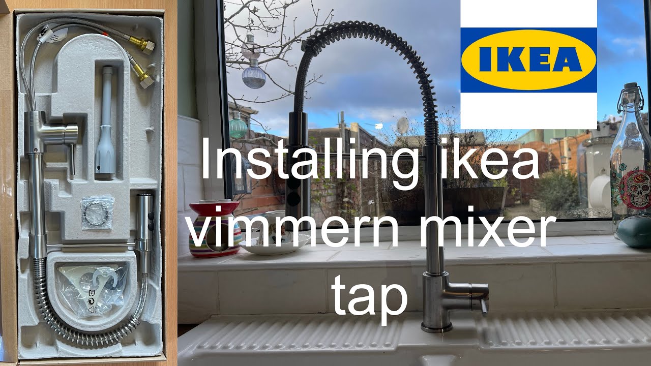 optocht Veilig Leuren HOW TO INSTALL AN IKEA VIMMERN KITCHEN MIXER TAP/ FAUCET Plumbers/ DIY  installation of IKEAS faucet. - YouTube