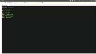 Ruby Casts Episode 6: Bundler Wealth