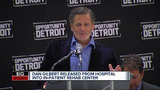 What does in-patient intensive rehabilitation mean for Dan Gilbert?