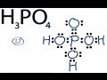 H3PO4 Lewis Structure: How to Draw the Lewis ... - YouTube