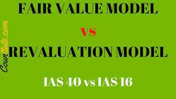 Fair Value Model vs Revaluation Model | IAS 40 vs (IAS 16