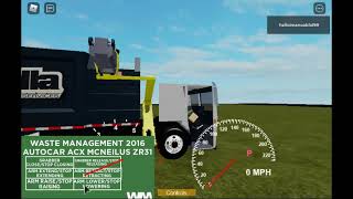 Dumping Carts with a Casella Waste Services Mack LE Heil Python Side Loader