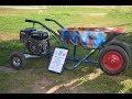 Садовая тачанка. Обзор привода к тачанке.  garden wheelbarrow on the internal combustion engine