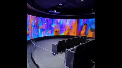 Curved screen effect display Cinema viewing experience