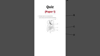 #9 Quiz time! Can you solve this paper 1 question yourself? #olevels #caieexam #biology5090 #5090