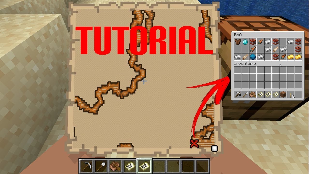 FORAM ADICIONADOS MAPAS DO TESOURO NO MINECRAFT! 