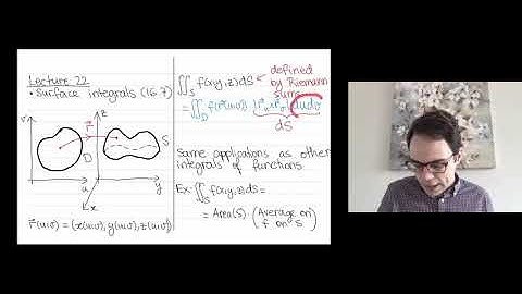 22. Surface integrals