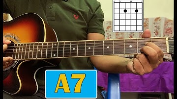 How to play an A7 Open Chord | Beginners guitar lesson