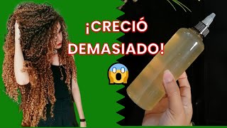 CÓMO HACER CRECER EL CABELLO RAPIDO | RETO CRECIMIENTO CON GEL DE LINAZA, RESULTADOS😱