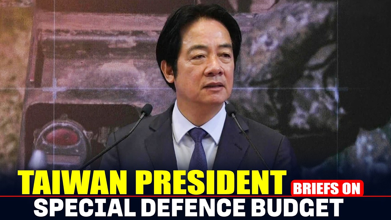 WATCH LIVE: Taiwan president holds press briefing on special defence ...