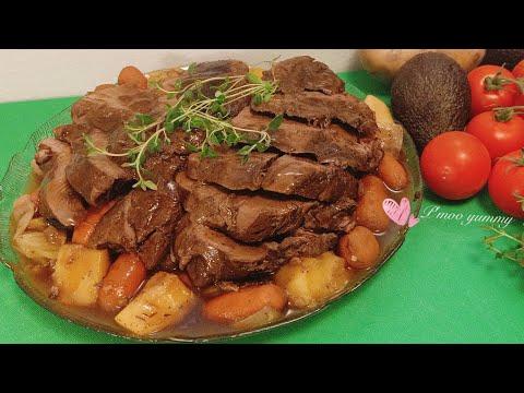 เนื้อกวางตุ๋น(พอทโรส)/ Venison pot roast